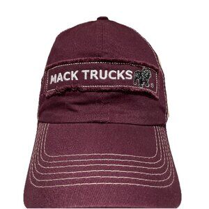 Vintage Mack Trucks Bulldog Strapback Hat Cap Trucker Hat Adjustable One Size